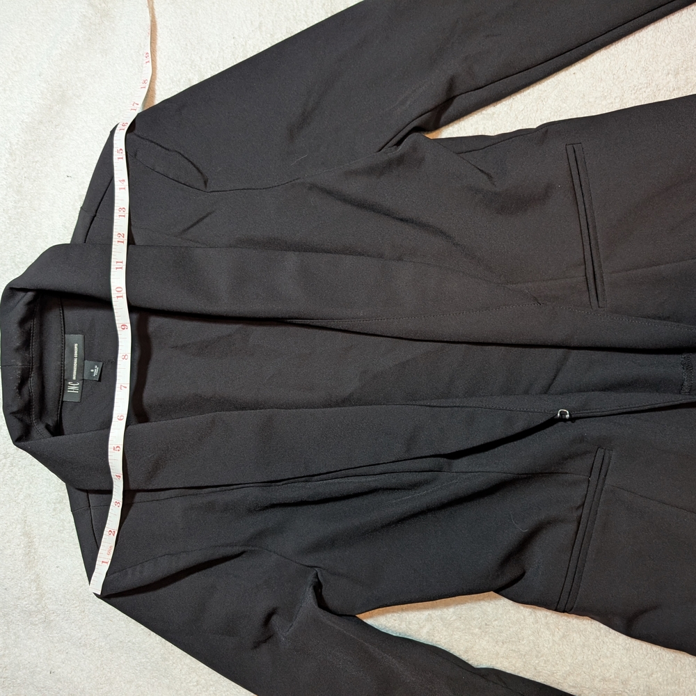 INC International Concepts Black Fringe Blazer - Picture 5 of 7